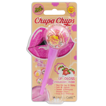 Chupa Chups,Chupa Chups รีวิว,ลิป Chupa Chups,เมคอัพ Chupa Chups,Lipgloss Strawberrycream 15 ml.,Lipgloss Strawberrycream,รีวิว Lipgloss Strawberrycream,Lipgloss Strawberrycream ราคา,จูปาจุ๊ปส์ ลิปกลอส กลิตเตอร์ สตรอเบอร์รี่ครีม 15 มล.,